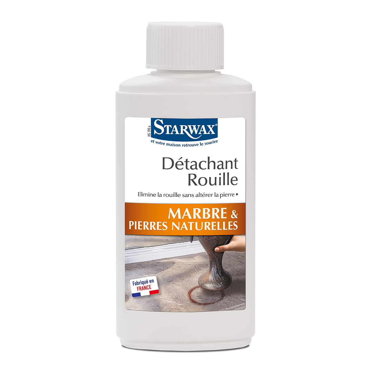 Rust stain remover for marble - Starwax